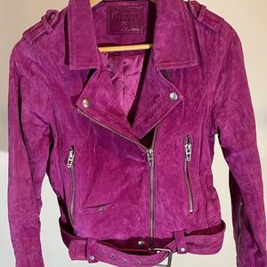 Blank NYC Suede moto jacket